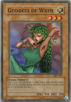 1996 TCG UNLIMITED GODDESS OF WHIM HOLO RARE #MP1-003 - Image 1