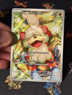 Pokemon Cards Growlithe 181/167 Illustration Rare Twilight Masquerade - (NM) #2 - Image 2