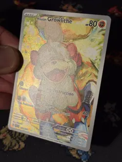 Pokemon Cards Growlithe 181/167 Illustration Rare Twilight Masquerade - (NM) #2 - Image 3