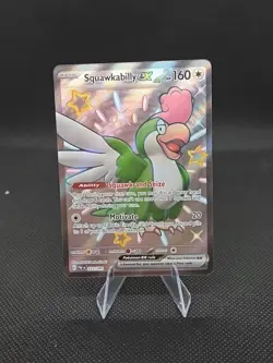 Squawkabilly ex 223 Pokemon Paldean Fates Full Art Shiny NM Pokemon Tcg Cards - Image 1
