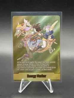 Energy Marker E-72 Gold Manga Booster 02 Dragon Ball Card English - Image 1