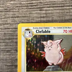 Pokemon TCG Clefable Holo Unlimited Rare Card Jungle Base Set 1/64 LP/MP - Image 2