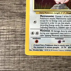 Pokemon TCG Clefable Holo Unlimited Rare Card Jungle Base Set 1/64 LP/MP - Image 5