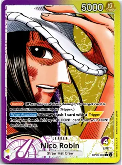 OP09-062 Nico Robin Leader Alt Art One Piece TCG English Card - Image 1