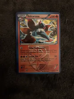 Pokemon TCG Volcarona Cracked Ice Holo Card 13/101 Plasma Blast LP - Image 1