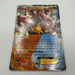 Pokemon TCG Volcanion-EX From XY Steam Siege2016 Holo Card 26/114 LP - Image 1