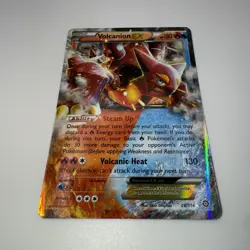 Pokemon TCG Volcanion-EX From XY Steam Siege2016 Holo Card 26/114 LP - Image 3