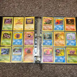 Near Complete Pokemon Card Fossil Set 57/62 Vintage WOTC 1999! - Image 1