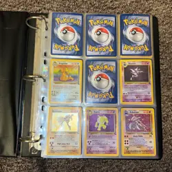 Near Complete Pokemon Card Fossil Set 57/62 Vintage WOTC 1999! - Image 2