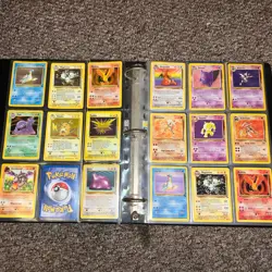 Near Complete Pokemon Card Fossil Set 57/62 Vintage WOTC 1999! - Image 3