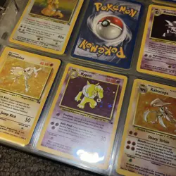 Near Complete Pokemon Card Fossil Set 57/62 Vintage WOTC 1999! - Image 5
