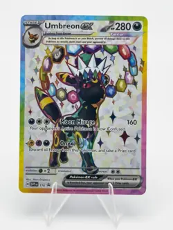 Umbreon ex - 176 SVP 176 SV: Scarlet & Violet Promo Cards Holo Pokemon TCG NM - Image 1
