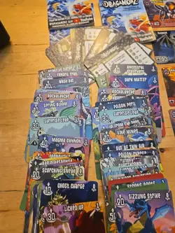 Dragamonz Lot Of 100+ Cards 12 character Cards Tecton Boaragon Tearo Blackfire - Image 1