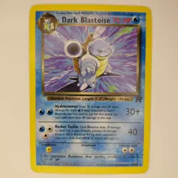 Dark Blastoise 20/82 Team Rocket Rare Non- Holo Pokemon Card TCG - Image 1