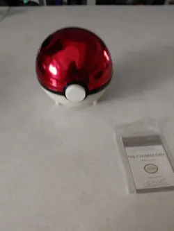 Burger King 23K Gold Plated CHARIZARD Trading Card and Ball, 1999 Pokemon Ball - Image 2