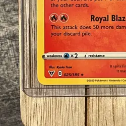 Charizard | 025/185 | Regular Rare | Vivid Voltage | 2020 Pokemon TCG Card | NM - Image 5