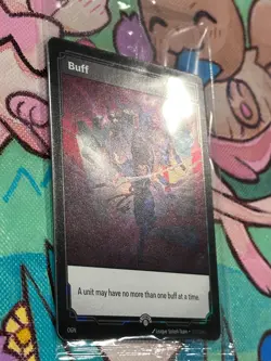 Riftbound Fist Bump Buff Double Sided Promo Card Riot Exclusive SEALED - Image 3