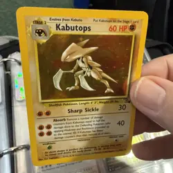 Pokemon TCG Kabutops Holo Rare Card 9/62 Fossil Unlimited 1999 LP o127 - Image 3