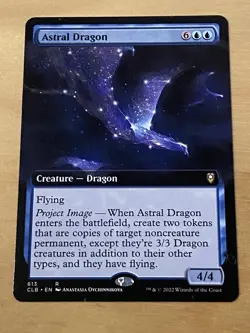 Astral Dragon (Extended Art) - Near Mint MTG CLB - Image 1