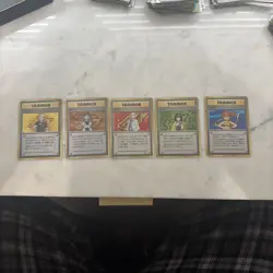 Pokemon Fossil Gym Leaders Vintage Japanese Pokemon Cards (set of 5) - Image 1