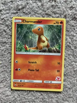 Battle Academy Charmander #018/147 POKEMON CARD Promo,CHARIZARD STAMP - Image 1