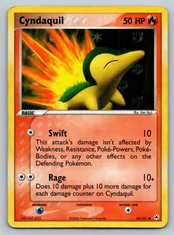 LP Cyndaquil Reverse Holo 59/101 Ex Hidden Legends HL Pokemon Card - Image 1