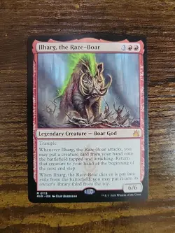 MTG Ravnica Remastered M Ilharg, the Raze-Boar #0113 Red God - Image 1
