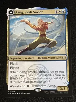 MTG Avatar: The Last Airbender Aang, Swift Savior 0204 NM Rare - Image 1