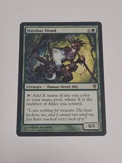MTG Harabaz Druid - 105 / English / Moderately Played - Image 1