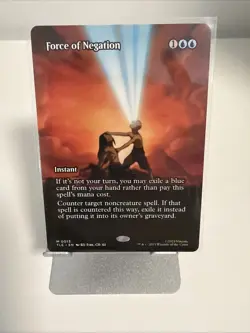 MTG Force of Negation Avatar: The Last Airbender Borderless Non-Foil NM Magic 13 - Image 1