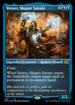 FOIL - Venser, Shaper Savant - Foil Etched 2X2 #435 NM MTG - Image 1