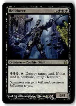 MTG Foil Helldozer - Ravnica: City of Guilds Moderately Played English - Image 1
