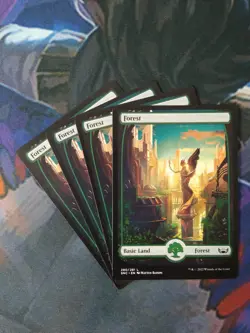 Forest 280 x 4 - Full Art | 7% Off 2+ | New Capenna | NM | MTG - Image 1