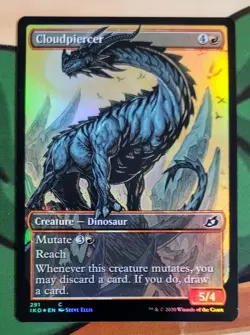 X 1 Cloudpiercer FOIL NM Showcase Ikoria Lair of Behemoths 112 MTG Magic - Image 1