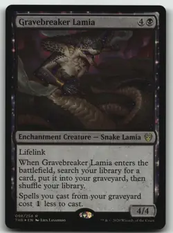 Gravebreaker Lamia foil R Theros Beyond Death 98 LP - Image 1