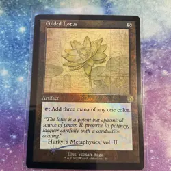 Gilded Lotus (FOIL) x1 - MTG The Brothers' War Retro Artifacts BRR #80 - Image 1