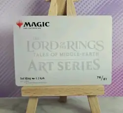 MTG - LotR Art Series: Sol Ring (Gold-Stamp Signature) 76/81 - NM Condition - Image 2