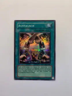 Yugioh Karte: Austausch (TSC-G001) - Secret Rare, Deutsch, Vintage - Image 1