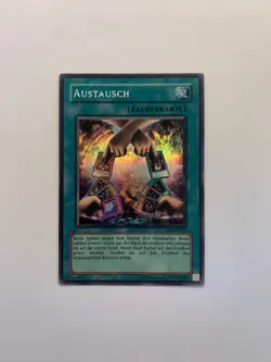 Yugioh Karte: Austausch (TSC-G001) - Secret Rare, Deutsch, Vintage - Image 3