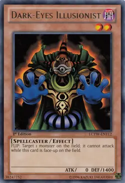 Dark-Eyes Illusionist - LCYW-EN112 - Rare - 1st Edition NM Yugioh Legendary Coll - Image 1