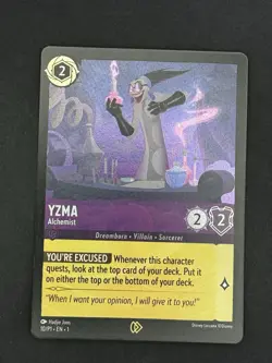 Lorcana Yzma - Alchemist (10/31) Disney Lorcana Promo Cards NM FOIL - Image 1