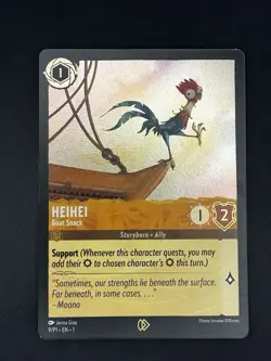 Heihei - Boat Snack 9 Disney Lorcana Promo Cards Cold Foil - Image 1