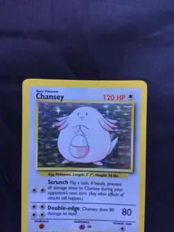 Pokemon Cards: Base Set Rare Holo: Chansey 3/102 - Image 2