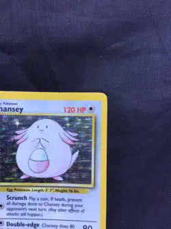 Pokemon Cards: Base Set Rare Holo: Chansey 3/102 - Image 4