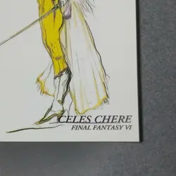 Celes Chere Final Fantasy 6 Art Museum Card 1st Ed #341 Square From Japan F/S - Image 4