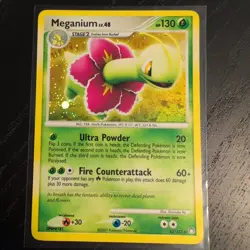 Meganium 13/123 Mysterious Treasures Holo 2007 Pokemon Card, NM - Image 1