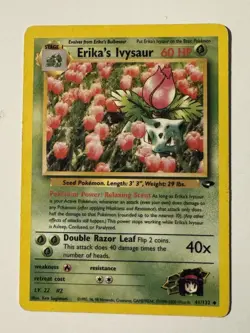 Pokemon Card Erika's Ivysaur 41/132 Gym Challenge - Image 1