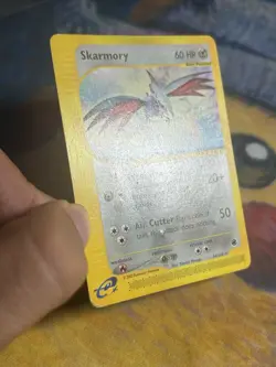 Skarmory 63/165 Expedition Rare Non Holo E Reader Series Vintage Pokemon Card - Image 4
