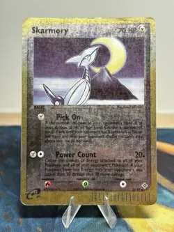 Skarmory 21/97 Pokemon Ex Dragon Reverse Holo Foil Rare E Series Card MP - Image 1