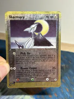Skarmory 21/97 Pokemon Ex Dragon Reverse Holo Foil Rare E Series Card MP - Image 3